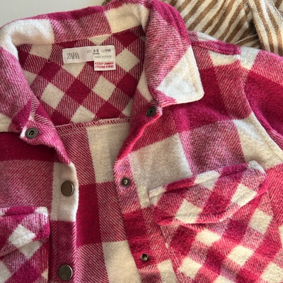 Zara 4t/5t Bundle Cream and Brown Striped Knitwear - Picture 3 of 8